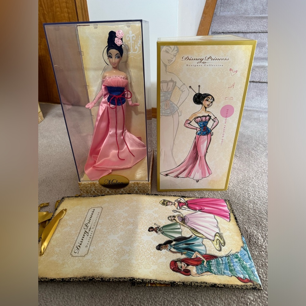 Mulan Disney Store Designer Princess Doll Limited BNIB